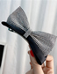 Fashion Hot Drill Black Bow Rhinestone Three-dimensional Bow Hairpin