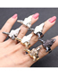 Fashion No. 7 (price For 2) Resin Bull Head Ring