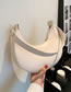 Fashion White Pu Geometric Large Capacity Tote Bag