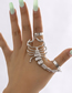 Fashion White K Single 0548 Alloy Diamond Scorpion Open Ring