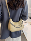 Fashion Brown Pu Large Capacity Chain Portable Shoulder Bag