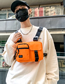Fashion Orange Oxford Multi-pocket Backpack