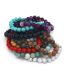Fashion 8# Red And Green Bead Bracelet Faux Agate Bead Tourmaline Turquoise Beaded Bracelet