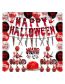 Fashion Halloween Big Card Slot 5 Pieces Halloween Horror Lettering Card