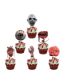 Fashion Halloween 18pcs Balloons 5 Pieces Halloween Scary Lettering Balloons