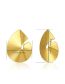Fashion Gold Metal Irregular Shiny Stud Earrings