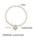 Fashion Gold Alloy Diamond Claw Chain Fragmented Heart Concealed Necklace