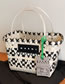 Fashion Color Six Straw Large Capacity Tote