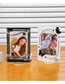 Fashion White Butterfly Acrylic Butterfly Square Photo Frame