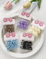 Fashion 5# 6 Coffee Color Small Clips Resin M-shaped Grip Set