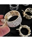 Fashion 5# Five-pointed Star Gold Alloy Skeleton Pentagram Grab Clip