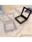 Fashion White 8.9*8.9 Transparent Square Suspended Display Jewelry Box