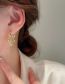 Fashion Ear Buckles - Gold Metal Hoop Chain Earrings