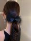 Fashion Duck Bill Clip - Black (bow) Feather Bow Hair Clip
