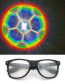 Fashion Transparent Frame Gray Sheet Diffractive Football Square Large Frame Flat Mirror