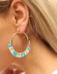 Fashion C Beaded Beaded Geometric Earrings