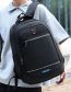 Fashion Black Nylon Multi-pocket Large Capacity Backpack