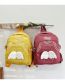 Fashion Yellow Nylon Cartoon Large Capacity Backpack