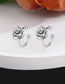 Fashion A Rose Ear Clip Solid Copper Rose Flower Open Ring