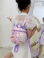 Fashion Violets Nylon Cartoon Large Capacity Backpack