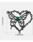 Fashion Pnc0065 (without Chain) Sterling Silver Diamond Hollow Butterfly Heart Jewelry Accessories