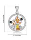 Fashion Pnc0134 (without Chain) Halloween Sterling Silver Drip Castle Ornament Accessories