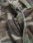 Fashion Camouflage Flared Camouflage Denim Trousers