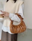 Fashion Creamy-white Cloud Pleated Tote Bag
