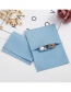 Fashion Light Green (10 Batches) 9*9cm Flap Flannel Envelope Jewelry Bag