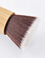Fashion Wood Color Single Bamboo Handle Small Loose Powder Makeup Brush
