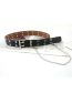 Fashion Special Price Double Row Black (with Chain) Double Exhaust Eye Belt Chain Wide Belt