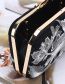Fashion Gold Satin Embroidered Large-capacity Clutch