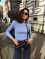 Fashion Black Solid Color Knitted Turtleneck Sweater