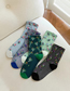 Fashion Five Pairs Embossed Floral Socks