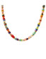 Fashion Color Geometric Natural Stone Beaded Necklace