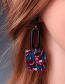 Fashion Tassel Fish Tail Acrylic Geometric Tassel Fishtail Drop Earrings