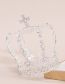 Fashion White Alloy Diamond Crown
