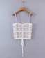 Fashion White Blend Crochet Suspender