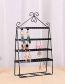 Fashion Bronze Metal Wrought Iron Square Jewelry Display Stand