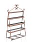 Fashion Bronze Metal Wrought Iron Square Jewelry Display Stand