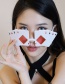 Fashion Playing Cards Abs Painted Playing Card Sunglasses
