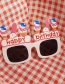 Fashion Rabbit Candle Pink Abs Rabbit Candle Sunglasses