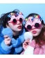Fashion Birthday Powder (special Light Version) Abs Letter Cake Sunglasses