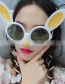 Fashion Orange Rabbit Abs Rabbit Sunglasses