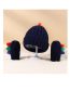 Fashion Black Acrylic Wool Knitted Cartoon Dinosaur Pullover Hat All-inclusive Gloves Set
