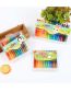 Fashion 24 Colors Rotary Washable Crayons
