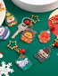 Fashion Christmas Shiba Inu Cartoon Christmas Snowman Bell Keychain