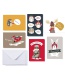 Fashion 571#6 Set (with Envelope) Paper Christmas Gift Card With Envelope