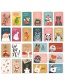 Fashion 512#christmas Survivor (with Stamp Stickers) Paper Christmas Gift Cards