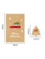 Fashion S591#6 Set With Stickers Set Of Christmas Printed Greeting Cards